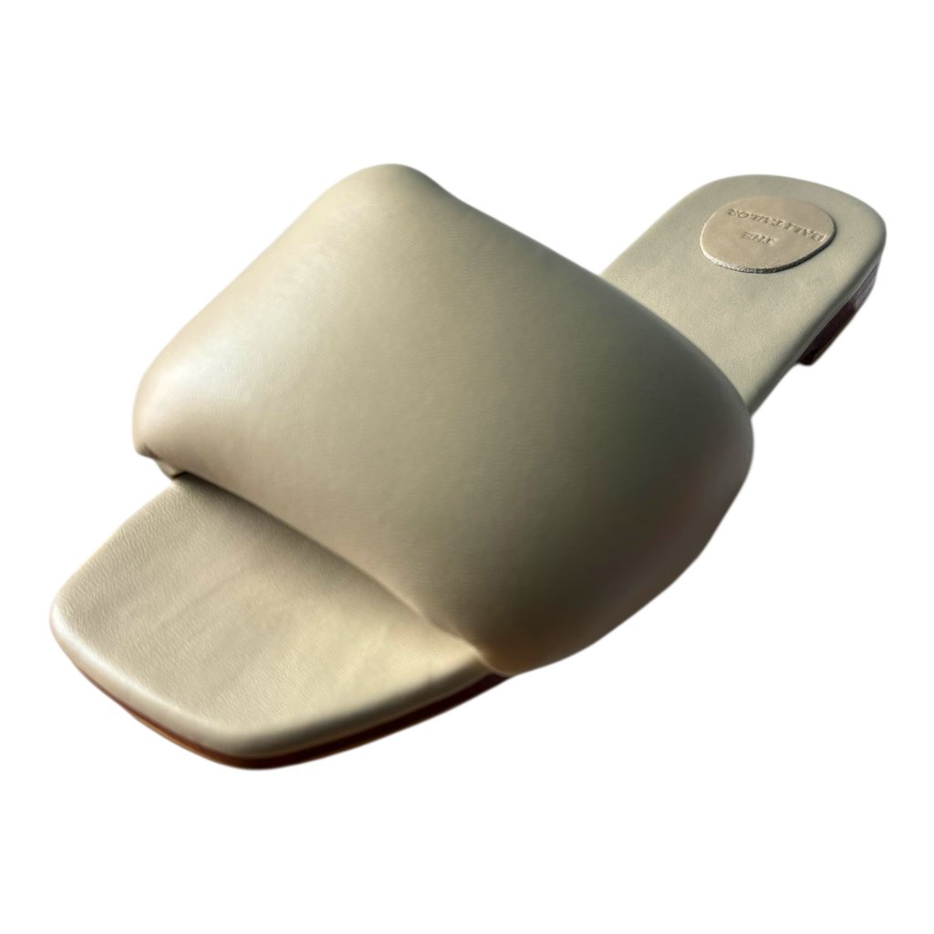 The Bali Tailor Leather Handmade Puffer Slides — image 3 of 8